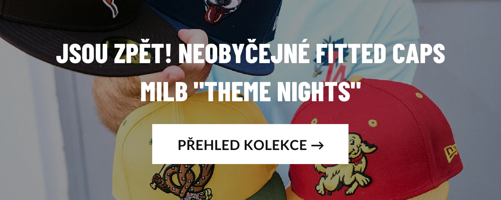 Jsou zpět! Neobyčejné Fitted Caps MiLB