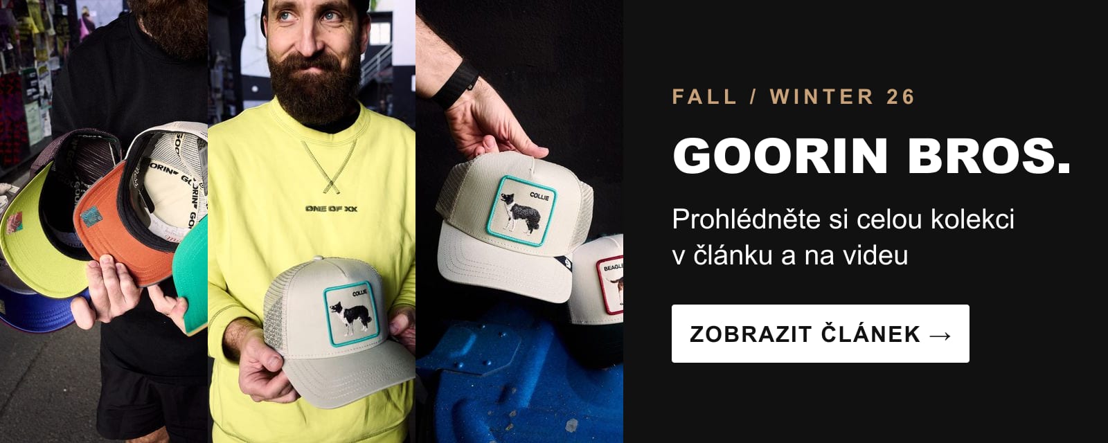 Big Bad GOORIN - FW26 - přehled kolekce: prohlédněte si celou kolekci